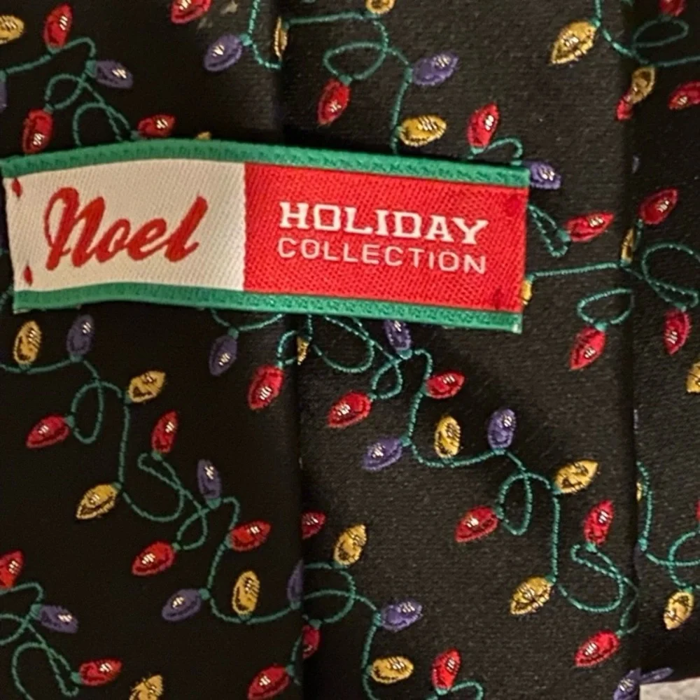 Noel Holiday Collection Christmas Light Tie